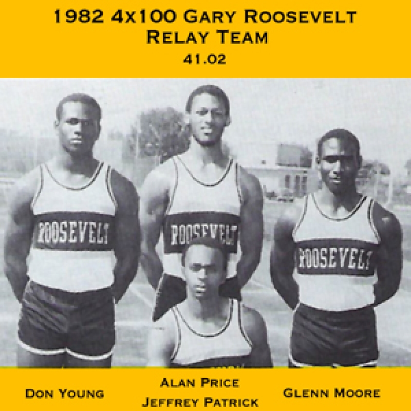 1982 Gary Roosevelt Boys&#039; 4x100 Relay Team