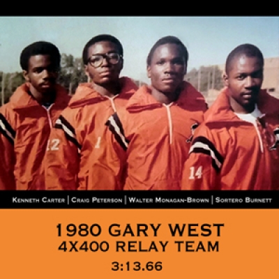 1980 Gary West Boys&#039; 4x400 Relay